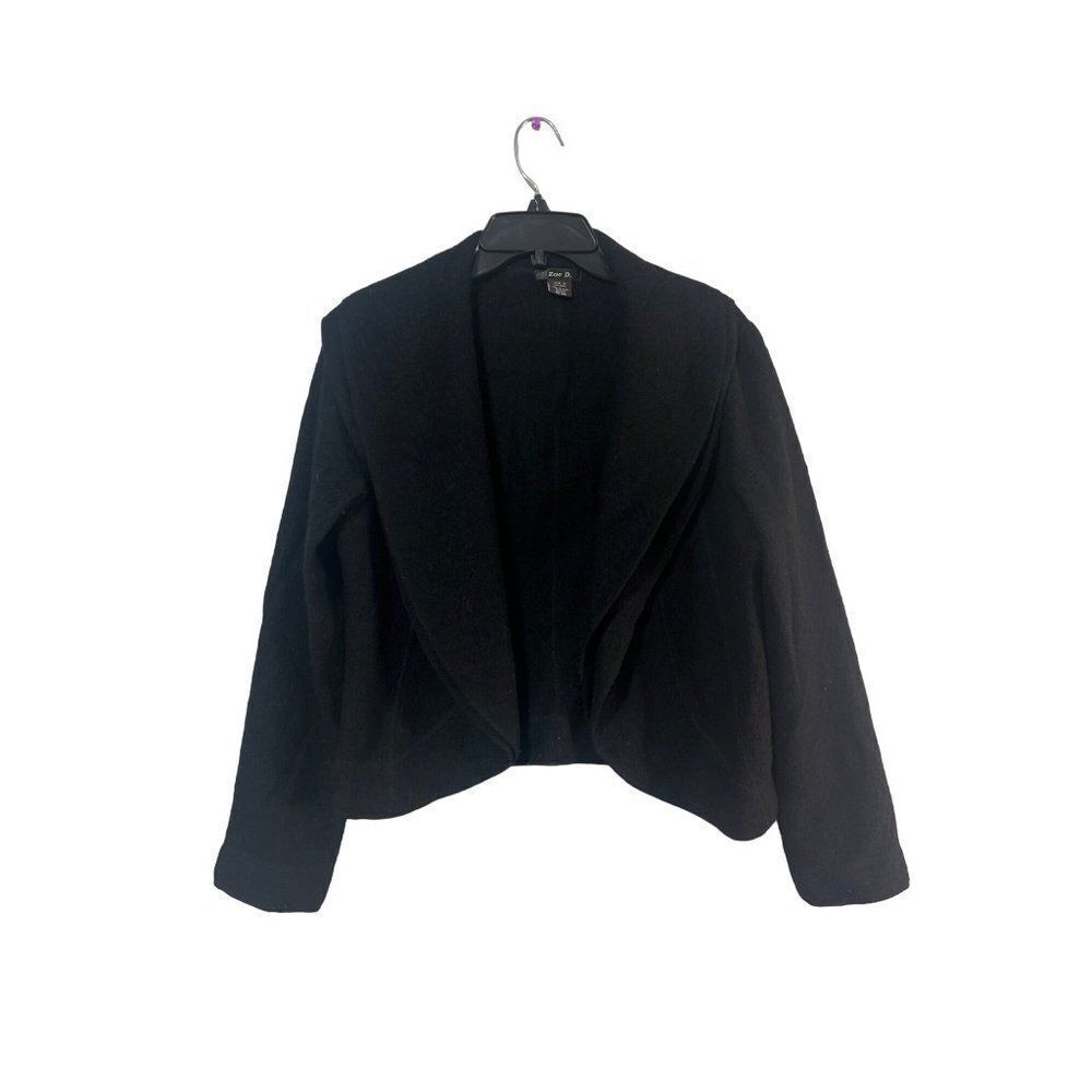 Zoe D. 100% wool‎ black sweater size small